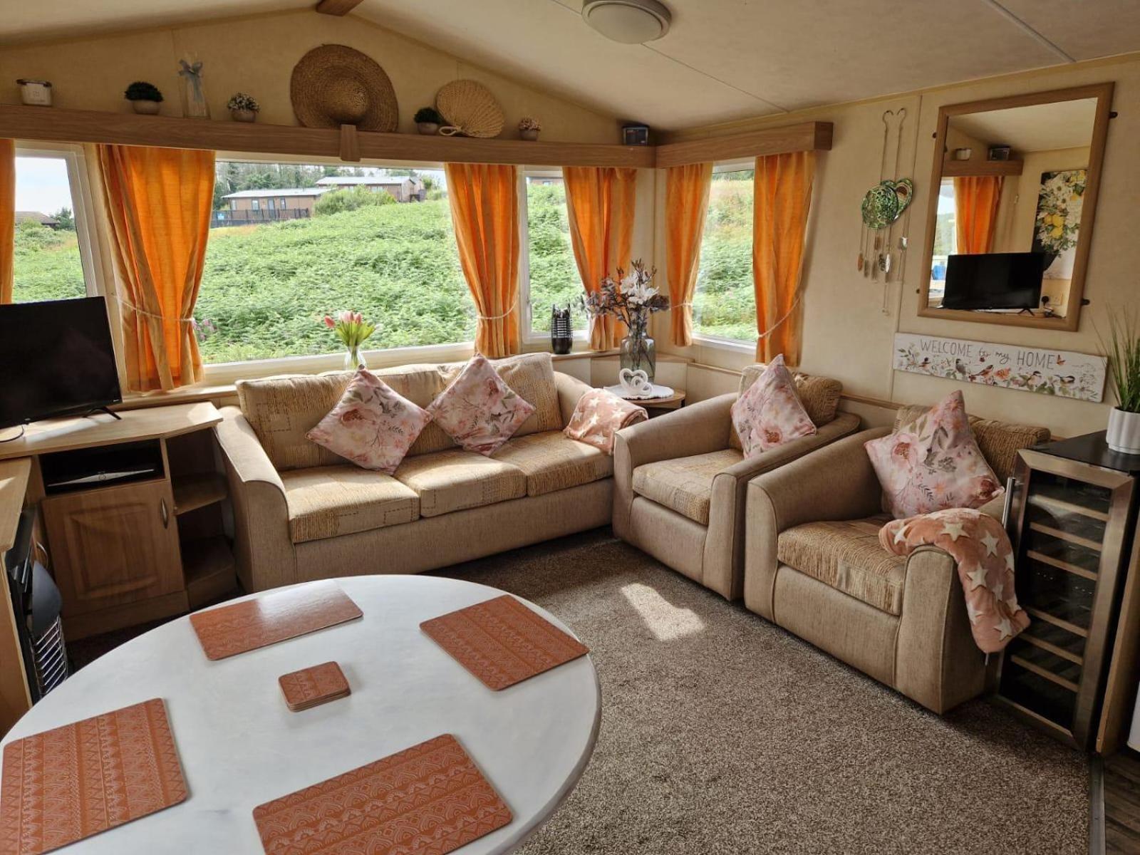 Lochview Retreat Caravan Balminnoch Esterno foto